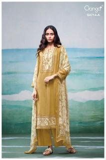 Ganga sreelika 4714 Dress material wholesale market