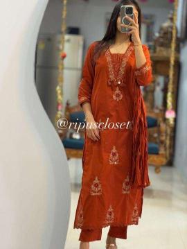 Jaipuri 3pcs Wholesale kurti manufacturers in Mumbai