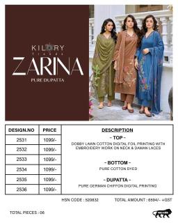 Kilory zarina Wholesale dress materials in Pune