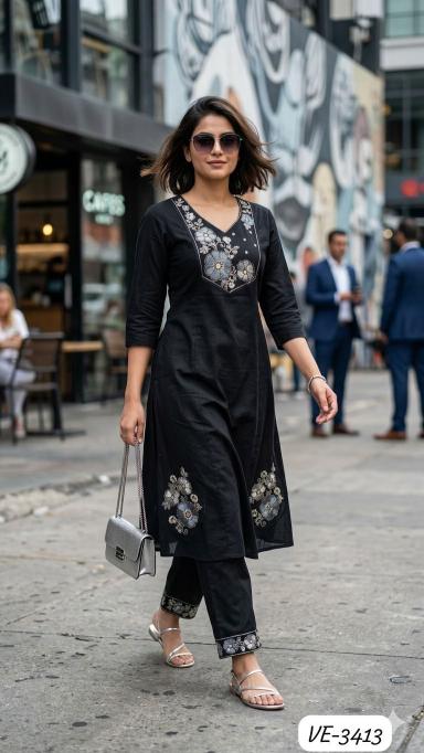 Ladies Flavour 3411 To 3413 Designer kurtis in Ahmedabad