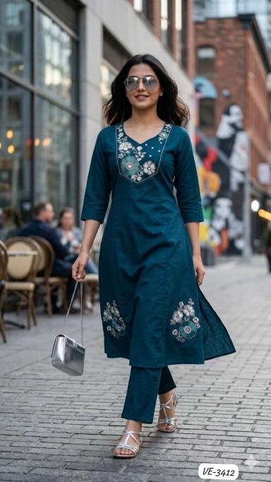 Ladies Flavour 3411 To 3413 Designer kurtis in Ahmedabad