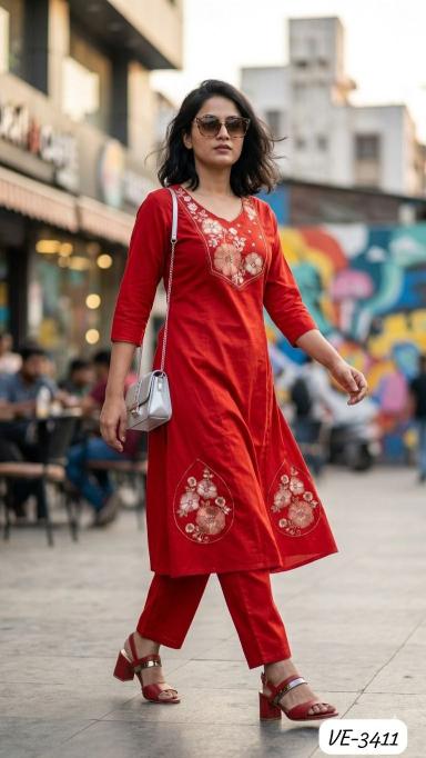 Ladies Flavour 3411 To 3413 Designer kurtis in Ahmedabad