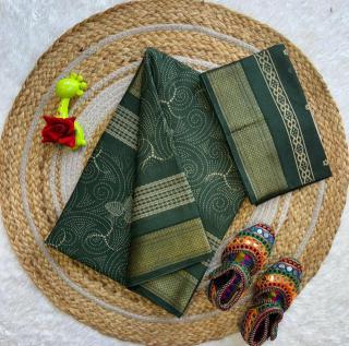 Lakhani chatai border cotton Wholesale saree manufacturers in Gujarat