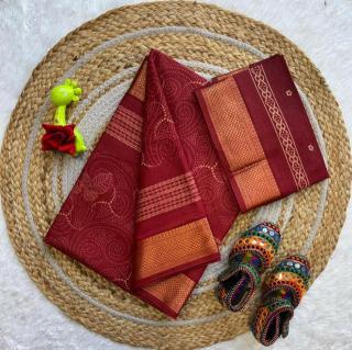 Lakhani chatai border cotton Wholesale saree manufacturers in Gujarat