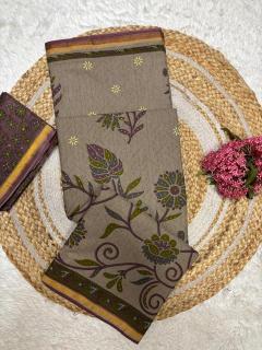Lakhani kalamkari art Pune saree market wholesale rates