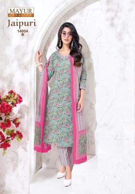 Mayur jaipuri vol-14 Designer dress materials wholesale in Vadodara