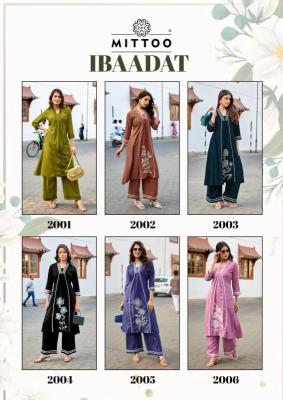 Mittoo ibadat coord set Kurti manufacturer in Delhi