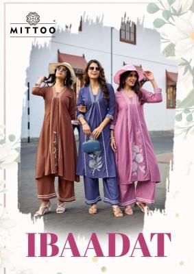 Mittoo ibadat coord set Kurti manufacturer in Delhi