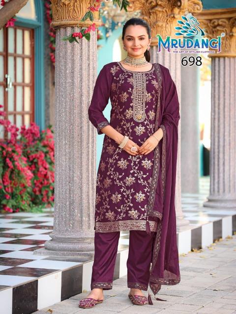 Mrudangi Priyanshi Kurti material wholesale in Kolkata