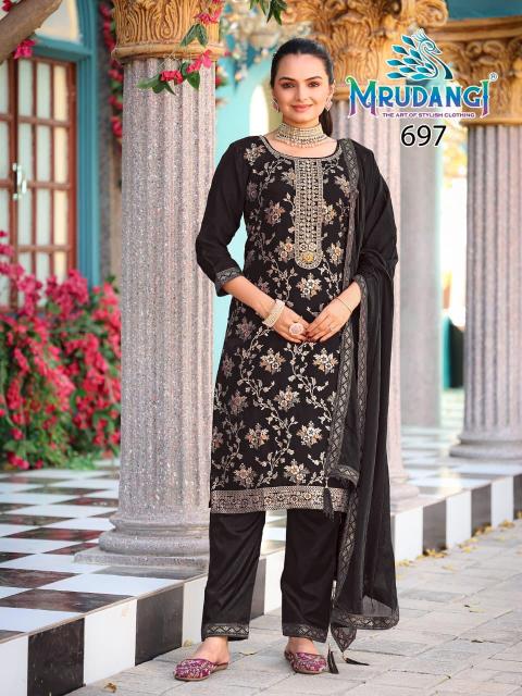 Mrudangi Priyanshi Kurti material wholesale in Kolkata