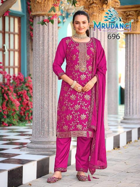 Mrudangi Priyanshi Kurti material wholesale in Kolkata