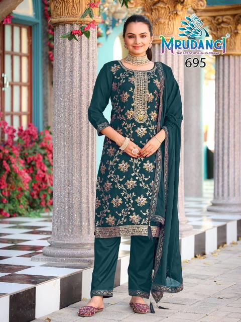 Mrudangi Priyanshi Kurti material wholesale in Kolkata