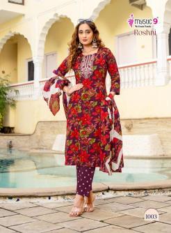 Mystic9 roshni vol 1 Latest kurti trends in Mumbai
