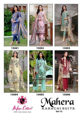 Nafisa mahera vol-15 Wholesale dress material suppliers in Mumbai