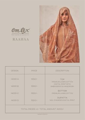 Omtex raahaa dress materials manufacturers in delhi