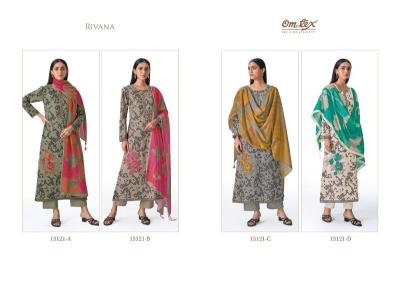 Omtex rivana  Wholesale cotton dress materials in Mumbai