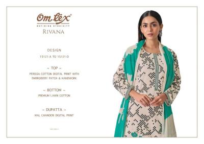 Omtex rivana  Wholesale cotton dress materials in Mumbai