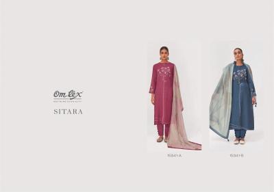 Omtex sitara Designer dress materials in Ahmedabad
