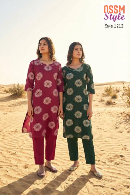 Ossm Style 1212 Kurti manufacturers in Kolkata