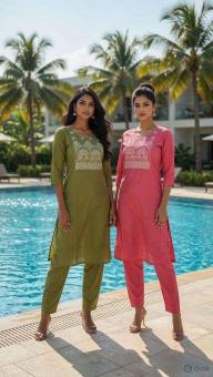 Ossm style 1215 coord set Kurti manufacturers in Ahmedabad