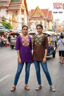 Ossm style 1222 Indian kurtis wholesale prices