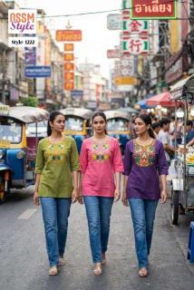 Ossm style 1222 Kurtis with price in Mumbai wholesale market