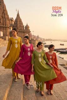 Ossm style 209 coord set Vadodara kurti market