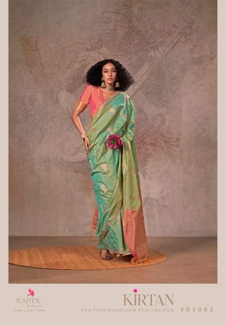 Rajtex Kirtan Two Tone Silk Wholesale saree suppliers in Kolkata