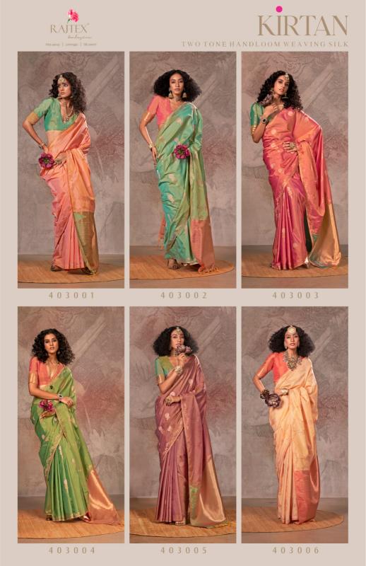 Rajtex Kirtan Two Tone Silk Wholesale saree suppliers in Kolkata