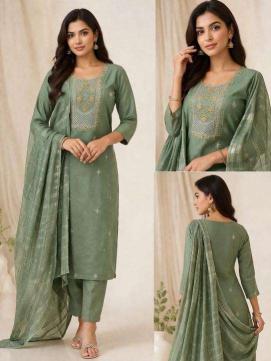 Rangriti 3pcs Kurti fabric wholesalers in Delhi