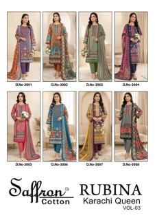 Saffron rubina vol-3 Dress material wholesalers in Maharashtra