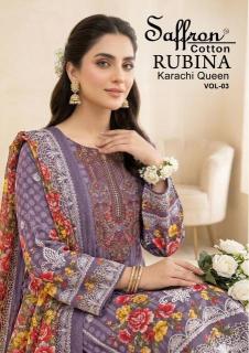 Saffron rubina vol-3 Dress material wholesalers in Maharashtra