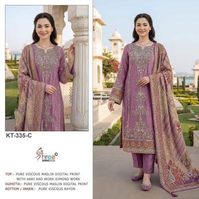 Shree fabs KT - 335 wholesale dress materials in hyderabad