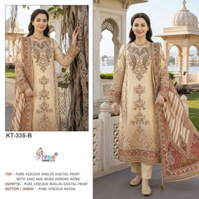 Shree fabs KT - 335 wholesale dress materials in hyderabad