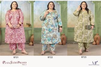 Shree salasar plus size prisha vol-2  Kurti wholesale price in Hyderabad