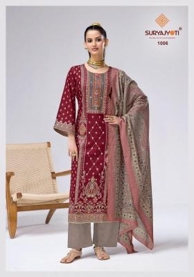 Suryajyoti charvi vol-1 Wholesale designer dress materials in Mumbai
