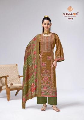 Suryajyoti charvi vol-1 Wholesale designer dress materials in Mumbai