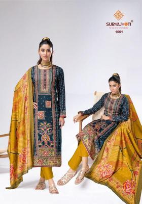 Suryajyoti charvi vol-1 Wholesale designer dress materials in Mumbai