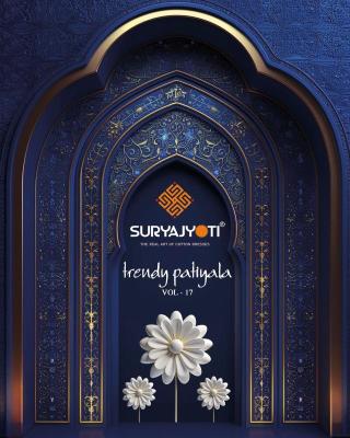 Suryajyoti trendy patiyala vol-17 Online dress material wholesale suppliers in Bangalore