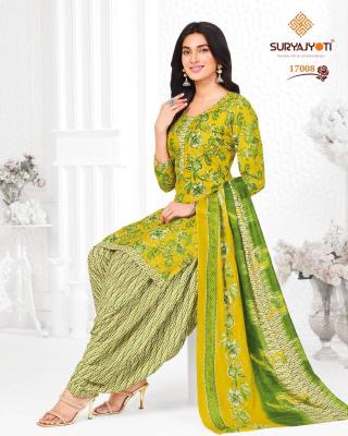 Suryajyoti trendy patiyala vol-17 Online dress material wholesale suppliers in Bangalore
