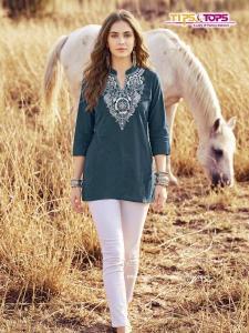 Tips & tops cotton candy vol 2 Latest kurti designs wholesale