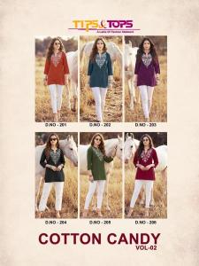 Tips & tops cotton candy vol 2 Latest kurti designs wholesale