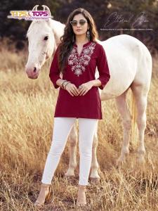 Tips & tops cotton candy vol 2 Latest kurti designs wholesale