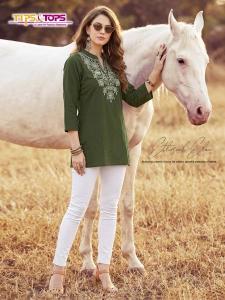 Tips & tops cotton candy vol 2 Latest kurti designs wholesale