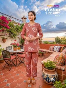 Tips & tops cotton trends vol 5 coord set Wholesale kurti manufacturers in Delhi