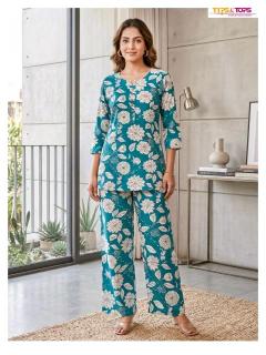 Tips & tops fashion beats vol 16 coord set Party wear kurti wholesalers