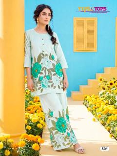 Tips & tops summer beauty vol 5 coord set Wholesale kurti manufacturers in India