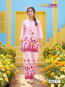 Tips & tops summer beauty vol 5 coord set Wholesale kurti manufacturers in India
