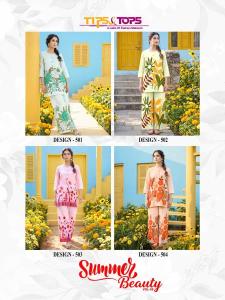 Tips & tops summer beauty vol 5 coord set Wholesale kurti manufacturers in India