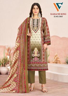Vandana karachi king vol-38 Cotton dress material wholesale in Pune
